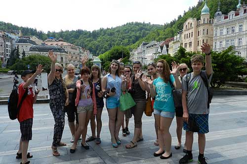 студенты в Праге